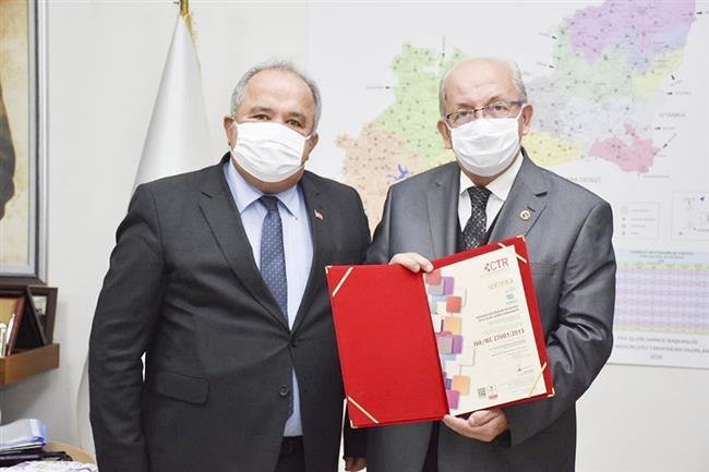 Büyükşehir Belediyesi ISO 27001 Bilgi Güvenliği Sistemi Sertifikasını Yeniden Almaya Hak Kazandı
