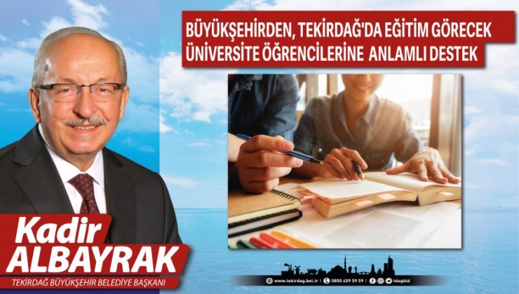 Büyükşehirden, Eğitim Görecek Üniversite Öğrencilerine Anlamlı Destek