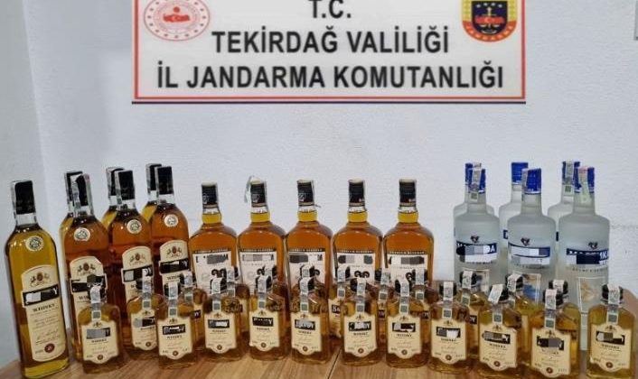 Jandarma’dan yılbaşı öncesi sahte içki operasyonu