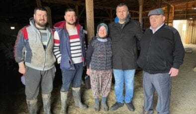 Abdül Taşyasan üreticinin yanında