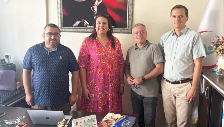 İnsan Hakları Komisyonundan İlçe Sağlık Müdürlüğünü ziyaret etti