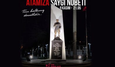 CHP’li gençlerden saygı nöbetine davet