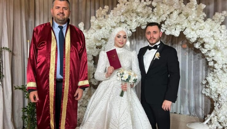 Uzunay ve Babuççu ailelerinin mutlu günü