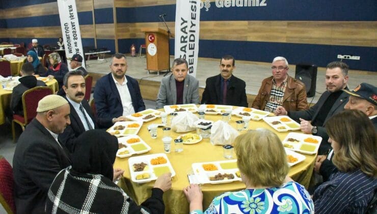 Başkan Taşyasan gaziler ve şehit aileleriyle iftarda buluştu