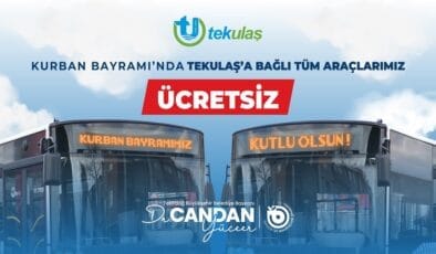 Kurban Bayramı’nda Toplu Taşıma Ücretsiz