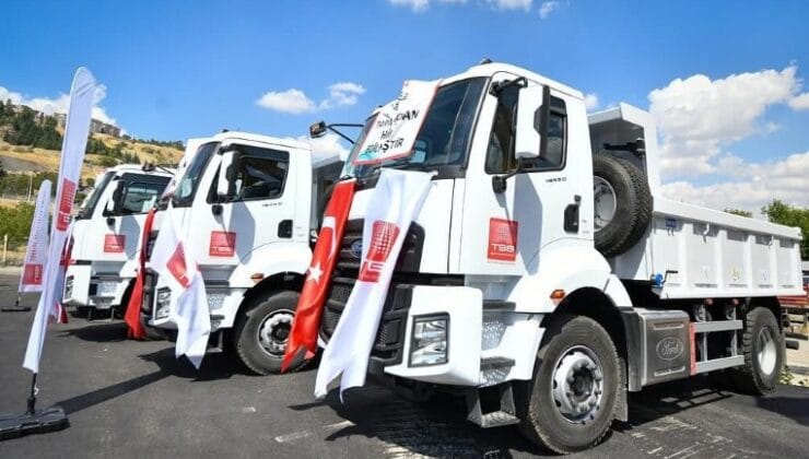 Türkiye Belediyeler Birliği’nden Saray Belediyesi’ne hibe kamyon