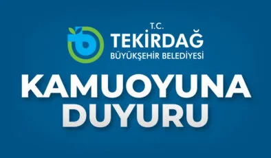 Tekirdağ Büyükşehir Belediyesinden algı operasyonu açıklaması