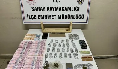 Saray’da polis uyuşturucu ticaretine bir darbe daha indirdi
