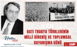 Nurten Yontar: “Batı Trakya Türklerinin Direnişi Onurun ve Kimliğin Simgesidir”