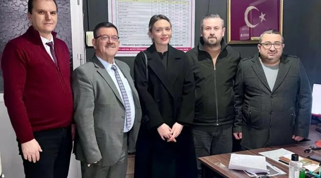 İlçe İnsan Hakları Komisyonu’ndan Saray Haber’e 10 Ocak Ziyareti