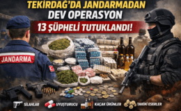 Tekirdağ’da Jandarmadan Dev Operasyon: Mart Ayı Bilançosu Açıklandı