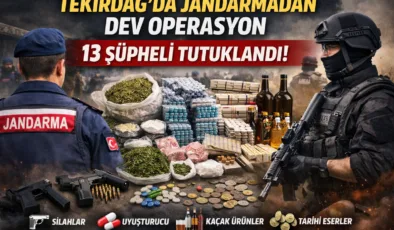 Tekirdağ’da Jandarmadan Dev Operasyon: Mart Ayı Bilançosu Açıklandı