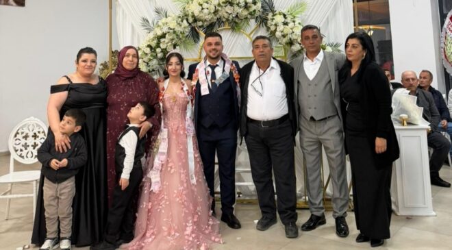 Aydoğan ve Uğraş Ailelerinin Mutlu Günü: Esma ve Uğur Evliliğe İlk Adımı Attı