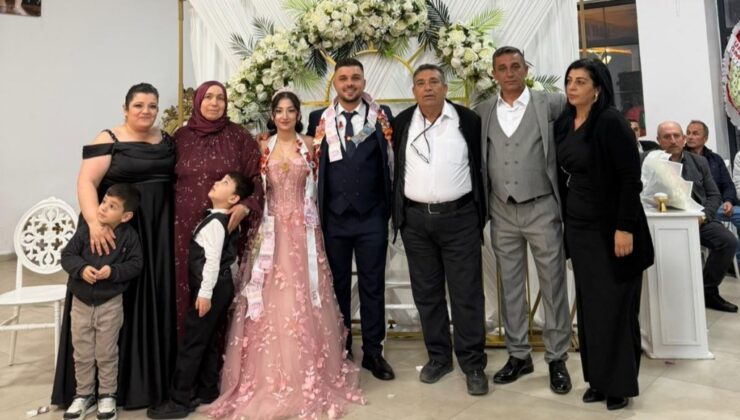 Aydoğan ve Uğraş Ailelerinin Mutlu Günü: Esma ve Onur Evliliğe İlk Adımı Attı